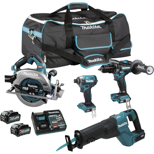 Ensemble 4 outils &agrave; moteur sans balai XGT, Lithium-ion, 40 V Chandler Sales