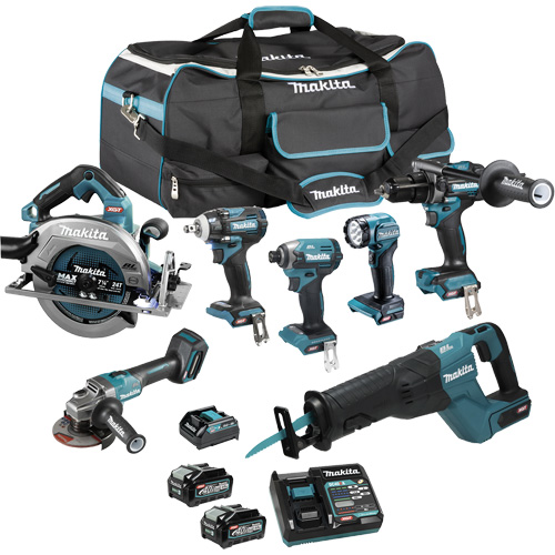 XGT Brushless 7-Tool Combo Kit, Lithium-Ion, 40 V Chandler Sales