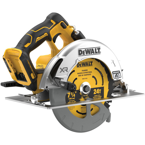 Scie circulaire sans fil et sans balai XR (outil seulement), 7-1/4", 20 V Chandler Sales