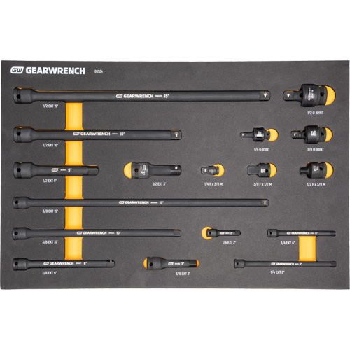 Mechanics Tool Set in Modular Foam Trays with Storage Unit, 247 Pieces Chandler Sales