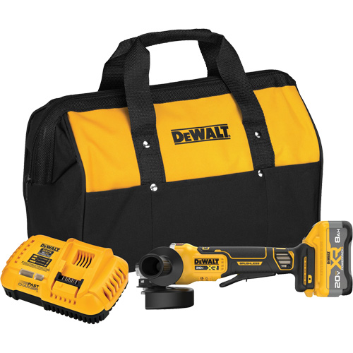 MAX* XR&reg; Brushless Cordless Angle Grinder Kit with XR POWERPACK, 4-1/2" - 5" Wheel, 20 V Chandler Sales