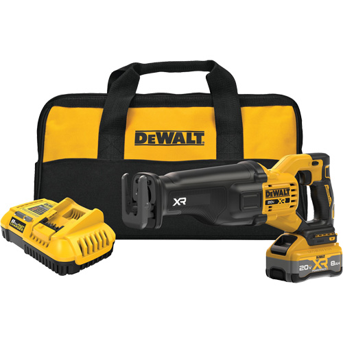 MAX* XR&reg; Brushless Cordless Reciprocating Saw Kit with XR POWERPACK, 20 V, Lithium-Ion Battery, 3000 SPM Chandler Sales