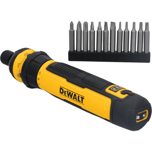 14-Piece Cordless Screwdriver Set with FLEXDRIVE Control, 4 V, 44 in-lbs/5 Nm Max. Torque Chandler Sales