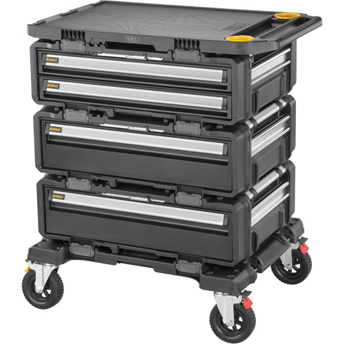 Poste de travail modulaire 5-en-1 TOUGHSYSTEM 2.0 DXL, 34" x 25-4/5" x 39", Noir/Jaune Chandler Sales