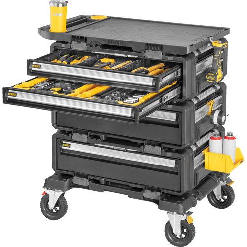 Poste de travail modulaire 5-en-1 TOUGHSYSTEM 2.0 DXL, 34" x 25-4/5" x 39", Noir/Jaune Chandler Sales