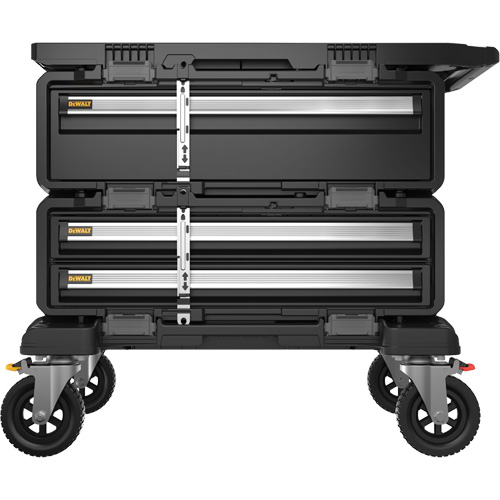 Poste de travail modulaire 4-en-1 TOUGHSYSTEM 2.0 DXL, 34" x 25-4/5" x 30", Noir/Jaune Chandler Sales