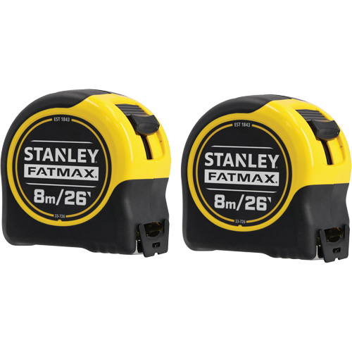 FATMAX&reg; Classic Tape Measures, 1-1/4" x 26'/8 m, Imperial & Metric Graduations Chandler Sales