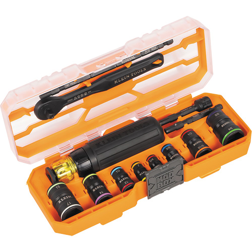 Flip-16 KNECT Ratcheting Impact Flip Socket Screwdriver Set, 13 Pcs Chandler Sales