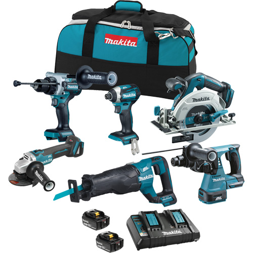 Ensemble 6 outils &agrave; moteur sans balai LXT, Lithium-ion, 18 V Chandler Sales