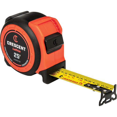 Ruban &agrave; mesurer d'ing&eacute;nieur CONTROLTOUCH, 1-3/16" x 25', Marques de goujon SAE Chandler Sales