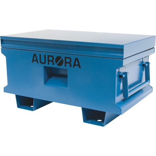 Jobsite Tool Box, 33" x 20-3/10" x 18-3/10", Steel, Blue Chandler Sales