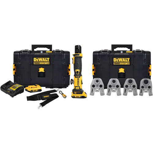 Compact Press Tool Kit with CTS Jaws, 1/2" - 1-1/4", Power Driven Chandler Sales