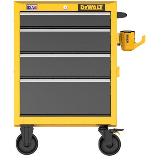 Heavy-Duty Rolling Tool Chest, 4 Drawers, 26" W x Yellow Chandler Sales
