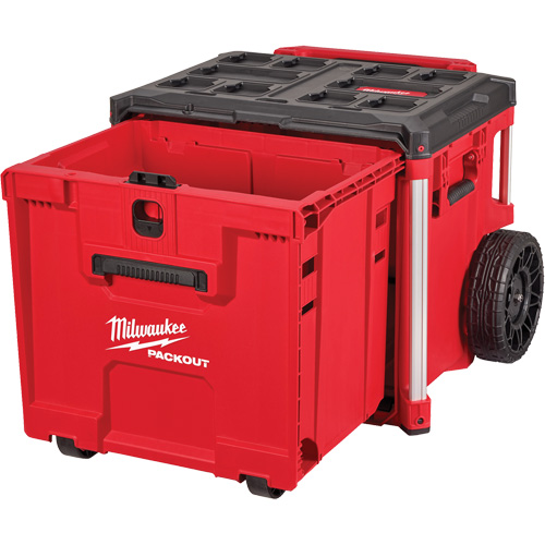 PACKOUT Rolling Drawer Tool Box, 19" x 24" x 20", Black/Red Chandler Sales