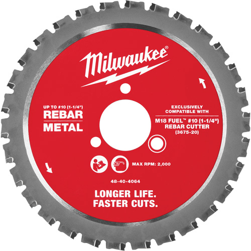 #10 (1-1/4”) Rebar Cutting Blade, 1-1/4" Chandler Sales