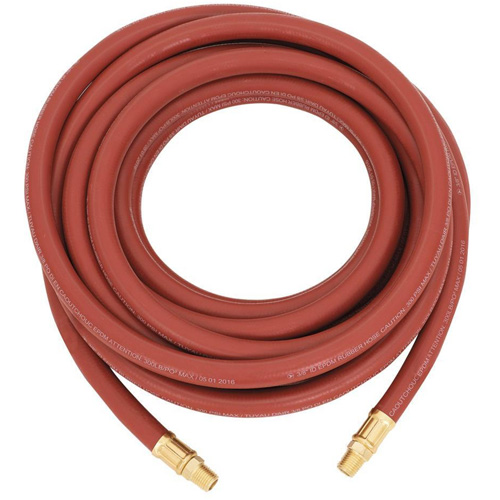 AH3850RB Hose, Air, Rubber, 3/8" dia. x 50', 300 psi, 1/4 NPT Chandler Sales
