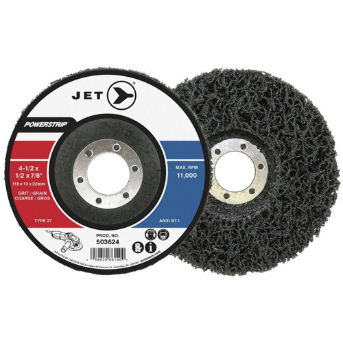 POWERSTRIP XCL Surface Preparation Depressed Centre Wheel, 4-1/2" Dia. Chandler Sales