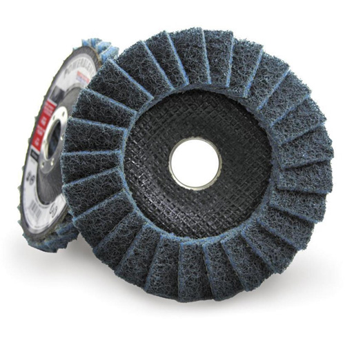POWERBLEND SCD Surface Conditioning Flap Disc, 4-1/2" x 7/8", Type 29, Fine Grit Chandler Sales