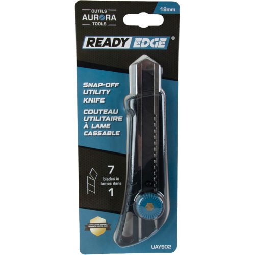 18mm Professional Knife with Ratchet, Stainless Steel, Heavy-Duty, Plastic Handle Chandler Sales