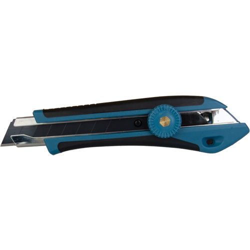 Couteau professionnel de 18 mm, Acier inoxydable, Robuste, Prise en Caoutchouc Chandler Sales