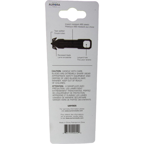 Disposable Safety Knife , Stainless Steel, Plastic Handle Chandler Sales