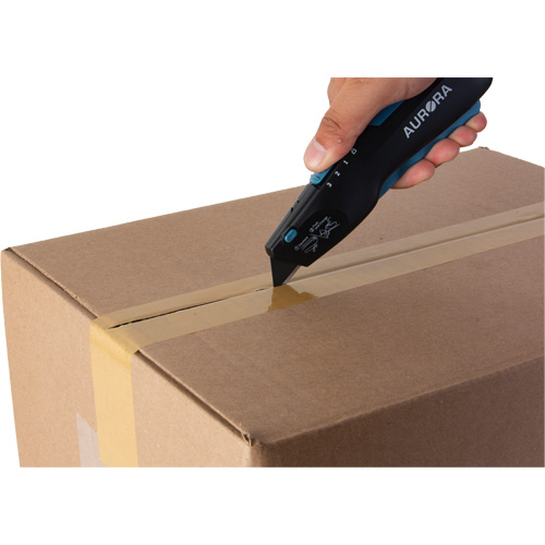 Retractable Safety Knife , Stainless Steel, Heavy-Duty, Plastic/Aluminum Handle Chandler Sales
