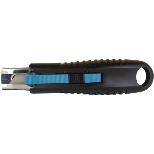 Couteau de s&eacute;curit&eacute; r&eacute;tractable standard, Acier inoxydable, Prise en Caoutchouc Chandler Sales