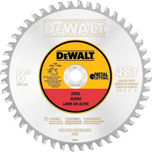 Ferrous Circular Saw Blade, 8", 40 Teeth, Metal Use Chandler Sales