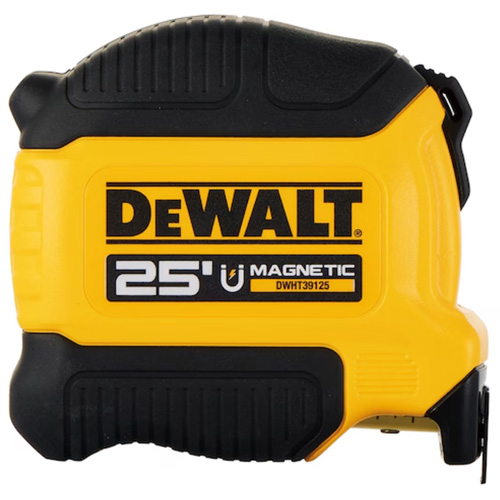 Compact Magnetic Tape Measure, 25', Imperial Graduations Chandler Sales