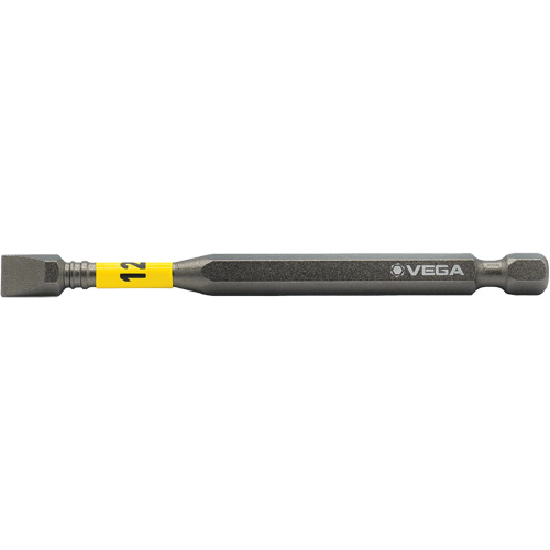 Impactech&reg; Power Bit, Slot, 12F-14R Tip, 1/4" Drive Size, 3-1/2" Length Chandler Sales