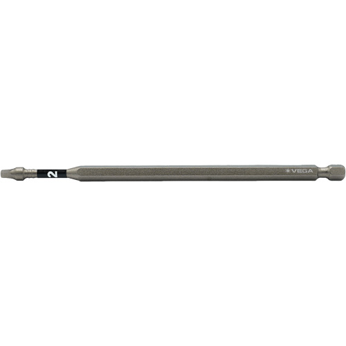 Impactech&reg; Power Bit, Square, #2 Tip, 1/4" Drive Size, 6" Length Chandler Sales