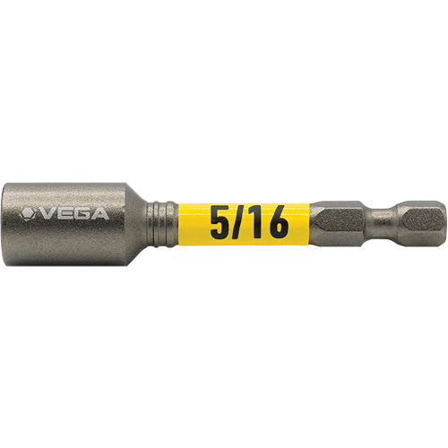 Tourne-&eacute;crou Impactech, Embout 5/16", Prise 1/4", 2-9/16" lo, Magn&eacute;tique Chandler Sales