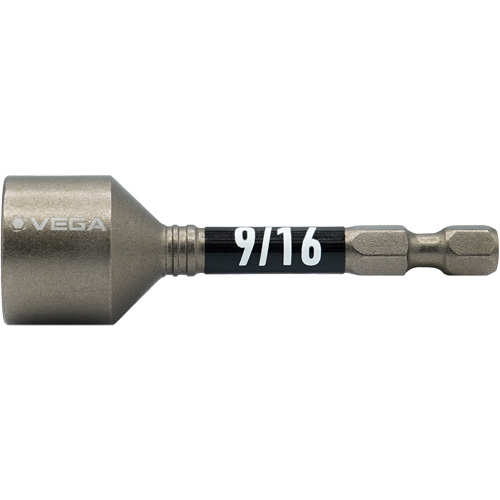 Tourne-&eacute;crou Impactech, Embout 9/16", Prise 1/4", 2-9/16" lo, Magn&eacute;tique Chandler Sales