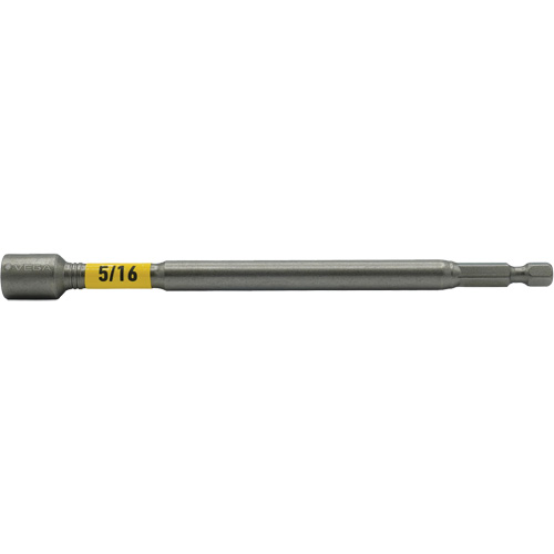 Impactech&reg; Nut Driver, 5/16" Tip, 1/4" Drive, 6" L, Magnetic Chandler Sales