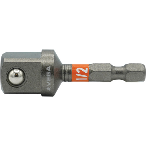 Impactech&reg; Impact Socket Adapter, 1/4" Drive Size, 1/2" Male Size, 2" L Chandler Sales