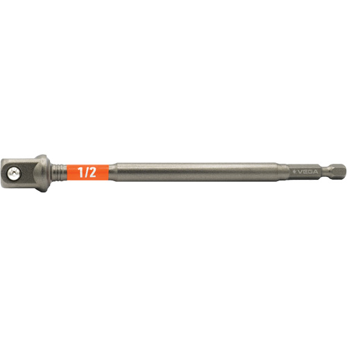 Impactech&reg; Impact Socket Adapter, 1/4" Drive Size, 1/2" Male Size, 6" L Chandler Sales