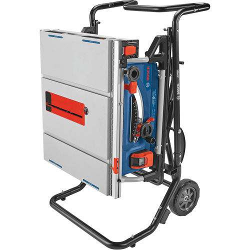 Jobsite Table Saw with Gravity-Rise Wheeled Stand, 120 V, 15 A, 3800 RPM Chandler Sales