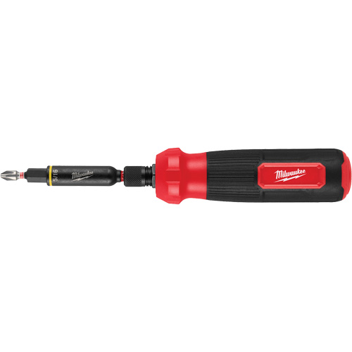 8-IN-1 Multi-Bit & Nut Driver with SHOCKWAVE Impact Duty Bits & Nut Drivers, 8-1/3" L, Cushion Grip Handle Chandler Sales