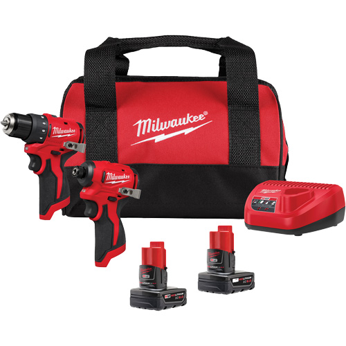 M12 Subcompact Brushless 2-Tool Combo Kit, Lithium-Ion, 12 V Chandler Sales