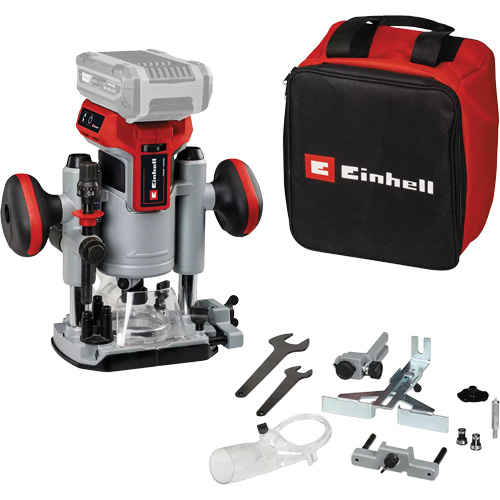 Professional Cordless Compact Router with Fixed Base & Plunge Base (Tool Only) Chandler Sales