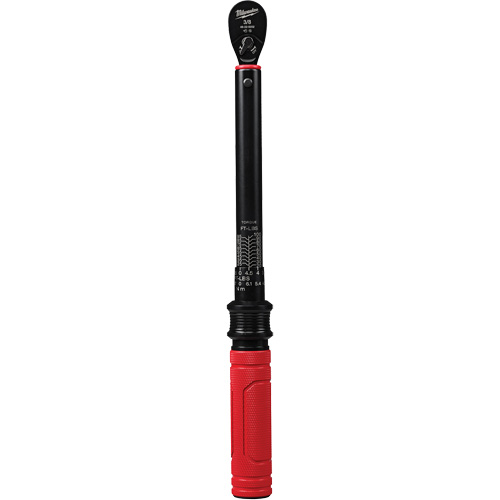 Torque Wrench, Click, 3/8" Square Drive, 20 - 100 in-lbs/27.1 - 135.6 N.m Chandler Sales