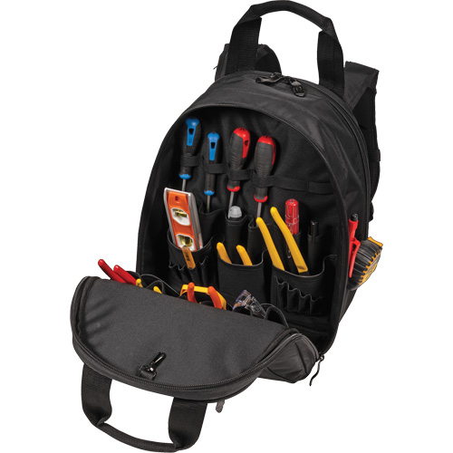 Sacs &agrave; dos Phantom pour outils &agrave; 36 poches, 11" lo x 14-1/2" la, Noir, Balistique/Polyester Chandler Sales