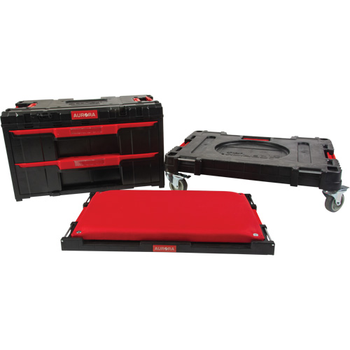 Socle roulant Arx avec jeu de roulettes pivotantes 3 mcx, 23-1/10" x 15" x 13-2/5', Noir Chandler Sales