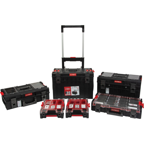 Jeu de base pour coffre &agrave; outils roulant Arx 5 mcx, 25-1/5" x 19" x 54-3/5", Noir Chandler Sales