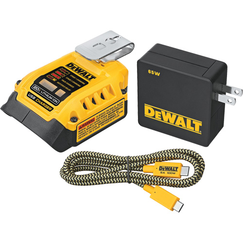 MAX*/FLEXVOLT &reg; 5 Amp USB Charging Kit, 20 V, Lithium-Ion Chandler Sales