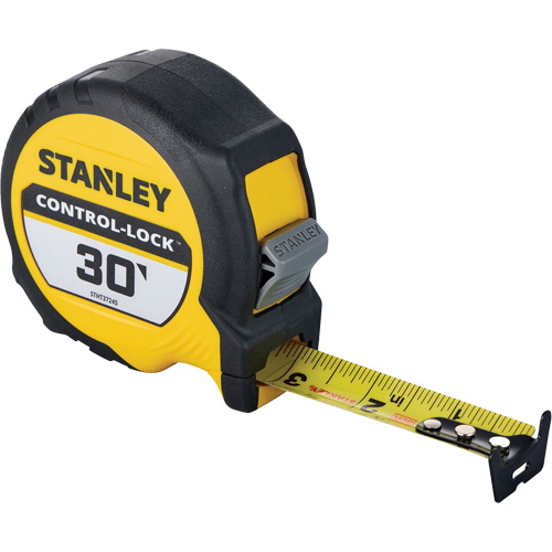 CONTROL-LOCK Tape Measure, 25 mm x 30', Imperial Graduations Chandler Sales