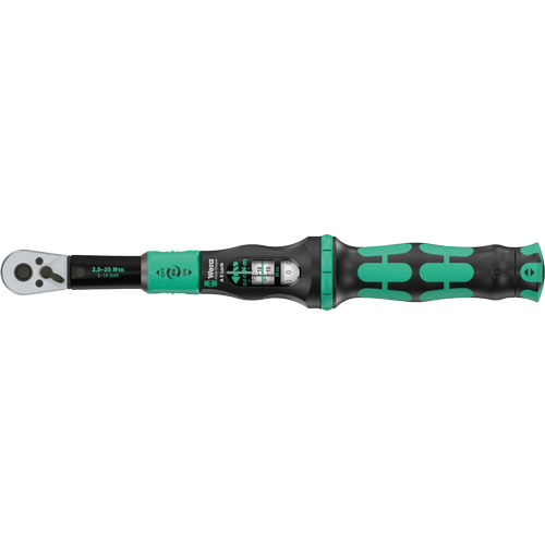 Adjustable Click-Torque Lock A 5 Torque Wrench with Torque Lock Function, Click, 1/4" Square Drive, 1 - 18 lbf. Ft Chandler Sales