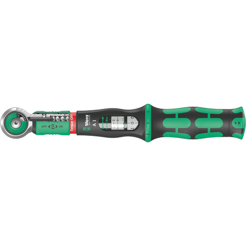 Cl&eacute; dynamom&eacute;trique Safe-Torque A 1, &agrave; cliquer, Entraînement 1/4" carr&eacute;, 2 - 9 lb-pi Chandler Sales