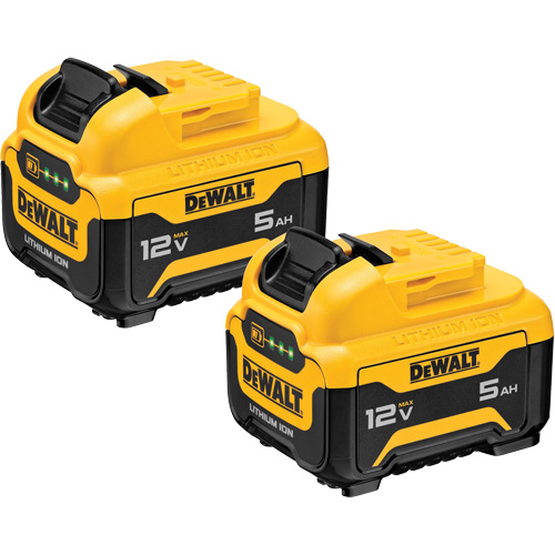 Max* Battery Packs, Lithium-Ion, 12 V, 5 Ah Chandler Sales