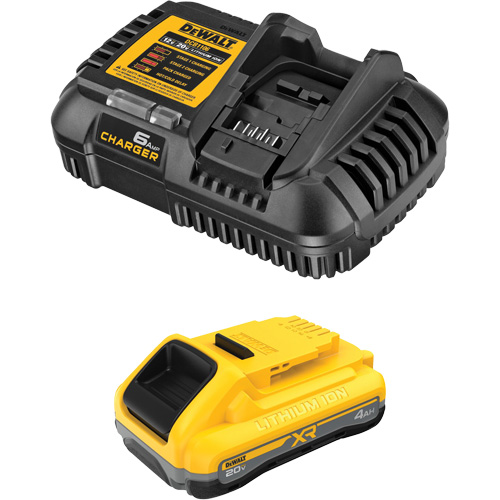 Ensemble de bloc-pile et chargeur XR POWERPACK, Lithium-ion, 20 V, 4 Ah Chandler Sales